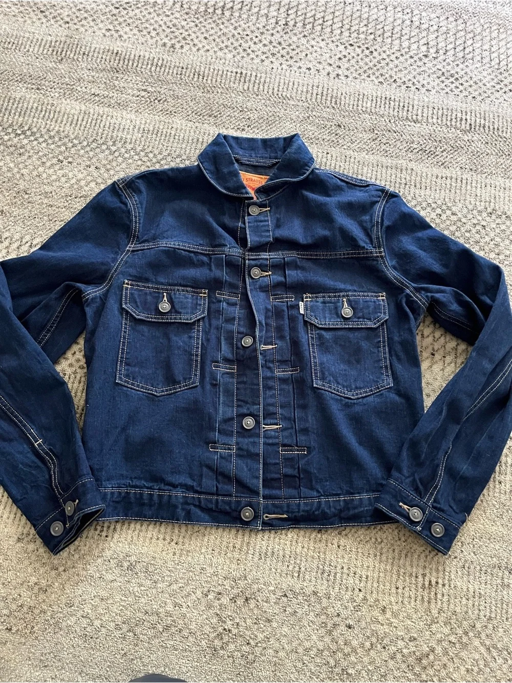 Levi's Dark Indigo truckers Work Jacket - Picture 1 of 8